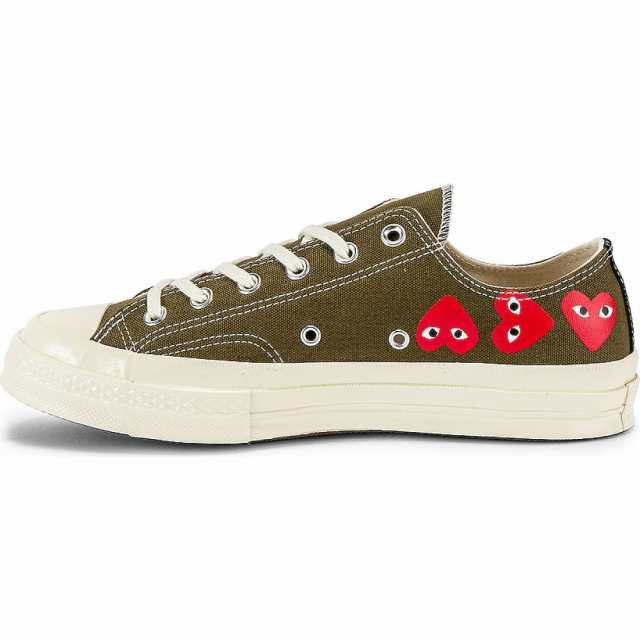 comme des garcons play emblem low top sneaker