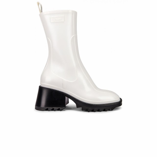 chloe boots white