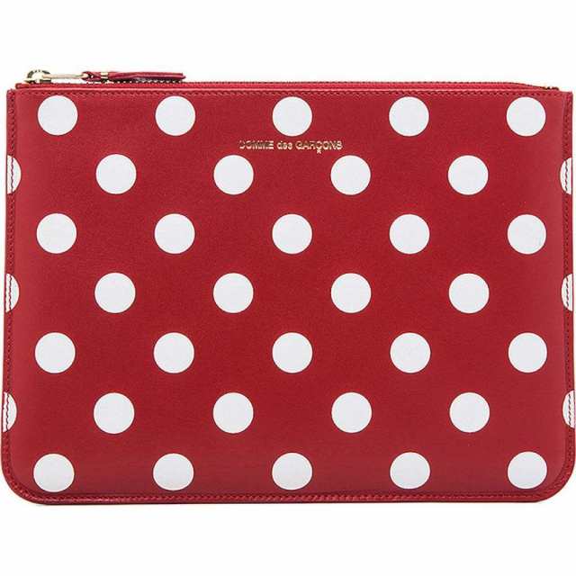 comme des garcons red polka dot