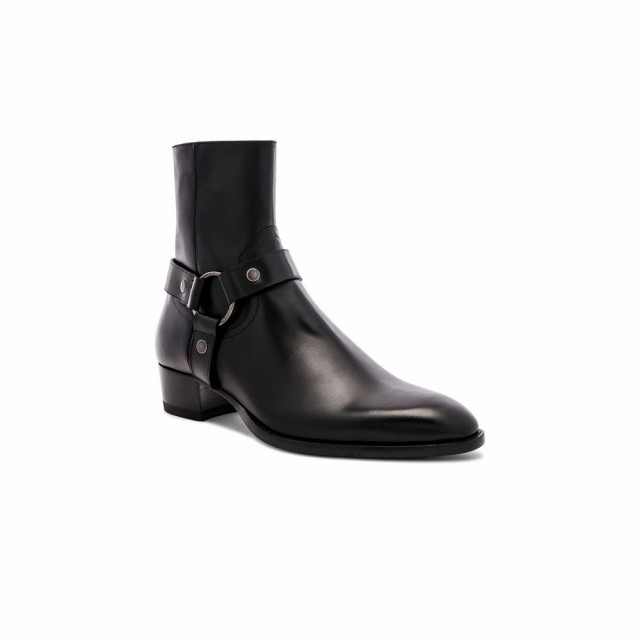 saint laurent wyatt 40 harness boots