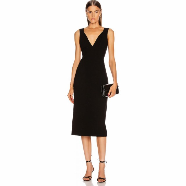 ヴィクトリア ベッカム Victoria Beckham レディース ワンピース ワンピース ドレス Cami Fitted Dress Blackの通販はau Pay マーケット フェルマート