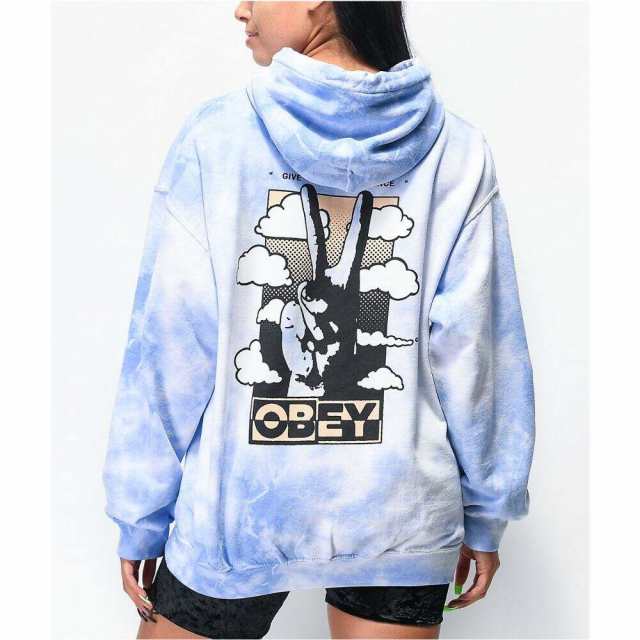 blue tie dye hoodie