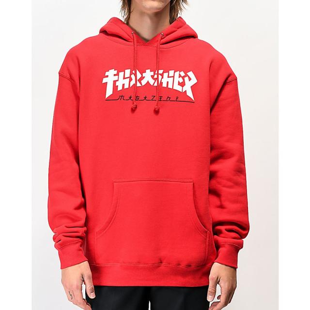 Thrasher hoodie red Clearance