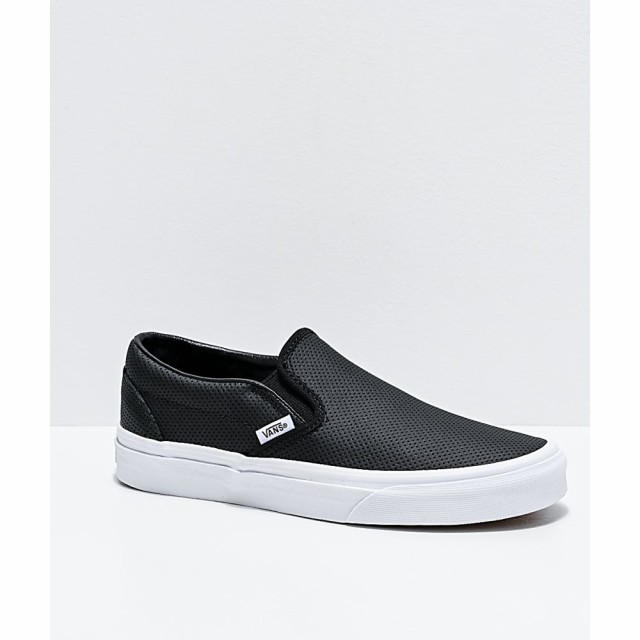 靴 Vans Slip-On Perforated Leather 