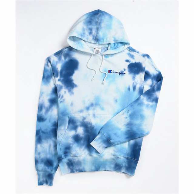 champion hoodie light blue