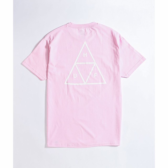 ハフ Huf メンズ Tシャツ トップス Essentials Triple Triangle Pink T Shirt Pinkの通販はau Pay マーケット フェルマート