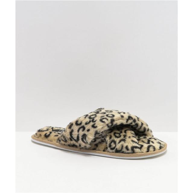 トリリアム Trillium レディース サンダル ミュール シューズ 靴 Furry Leopard Criss Cross Slide Sandals Brownの通販はau Pay マーケット フェルマート