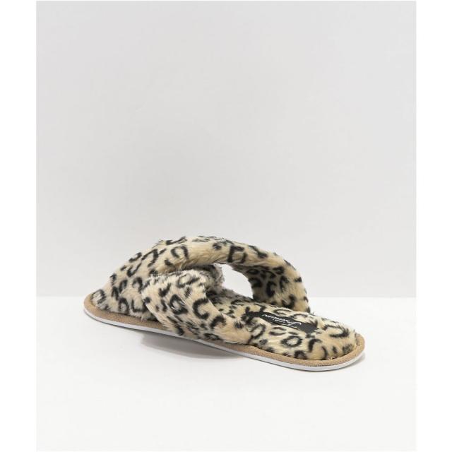 トリリアム Trillium レディース サンダル ミュール シューズ 靴 Furry Leopard Criss Cross Slide Sandals Brownの通販はau Pay マーケット フェルマート