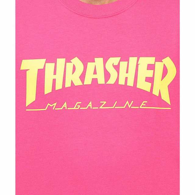 スラッシャー Thrasher メンズ Tシャツ トップス Thrasher Magazine Logo Pink T Shirt Pinkの通販はau Pay マーケット フェルマート