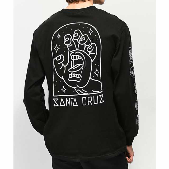 サンタクルーズ Santa Cruz Skate メンズ 長袖tシャツ トップス Santa Cruz Gateway Hand Black Long Sleeve T Shirt Blackの通販はau Pay マーケット フェルマート