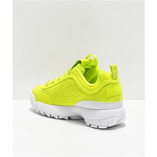 yellow disruptor fila