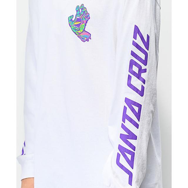 Santa Cruz Spill Hand Kids T-Shirt White