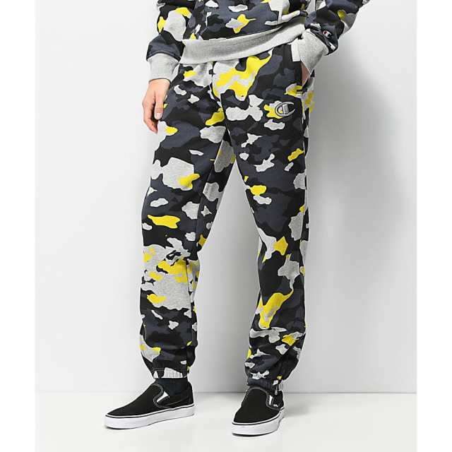 champion sweatpants yellow