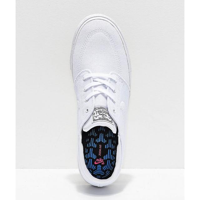 nike sb white canvas