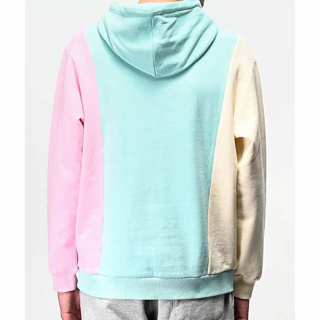 teddy fresh pink and blue hoodie