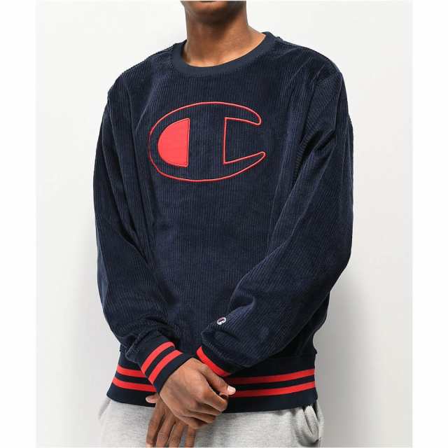 champion crewneck sweatshirt navy