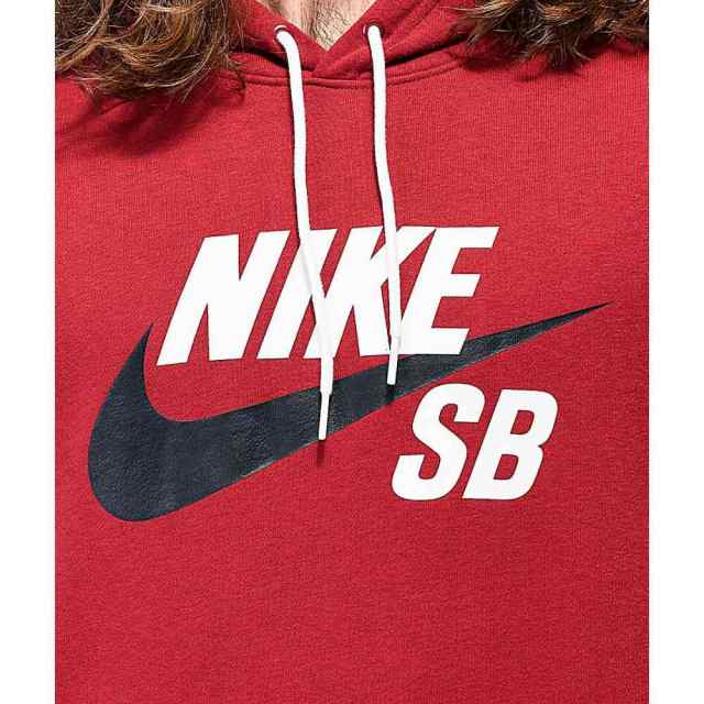 nike sb burgundy hoodie