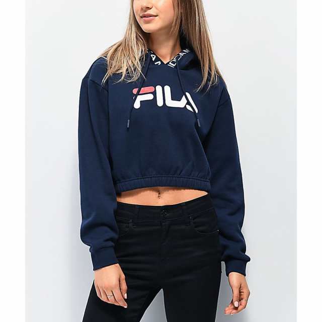 fila cropped hoodie