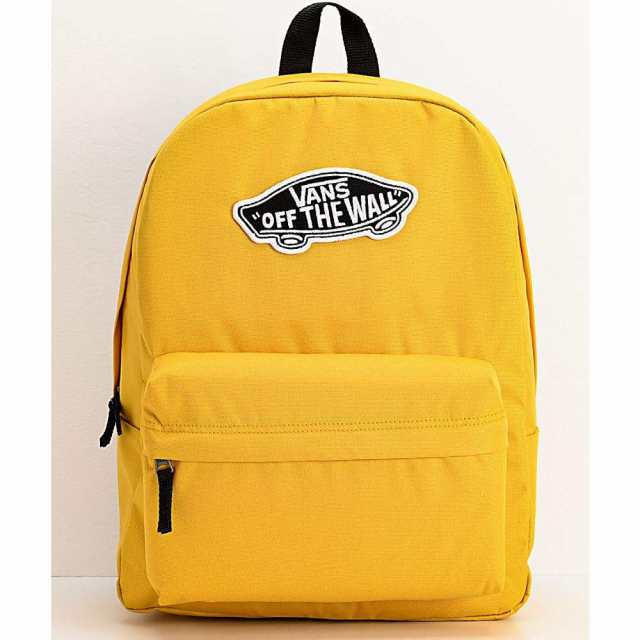 vans yellow backpack