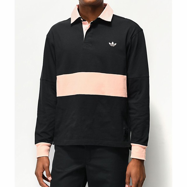 adidas pink polo shirt