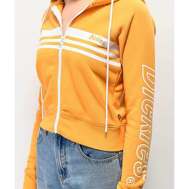 mustard crop hoodie