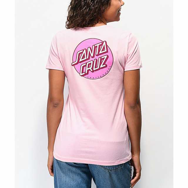 サンタクルーズ Santa Cruz Skate レディース Tシャツ トップス Santa Cruz Other Dot Pink T Shirt Pinkの通販はau Pay マーケット フェルマート