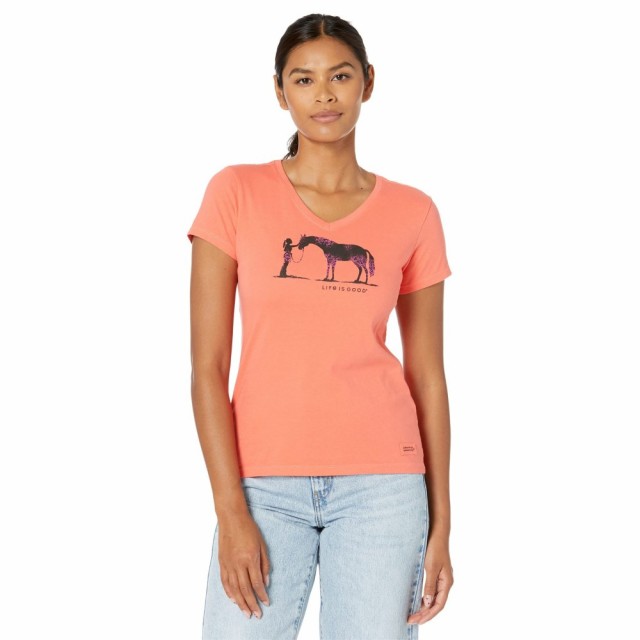 ライフイズグッド Life is Good レディース Tシャツ トップス Besties ...