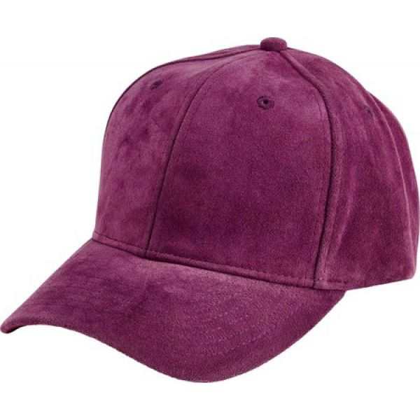 faux suede cap