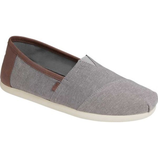 トムス Toms メンズ スリッポン フラット シューズ 靴 Alpargata 3 0 Slip On Shoe Frost Grey Chambray Canvas Syntheticの通販はau Pay マーケット フェルマート