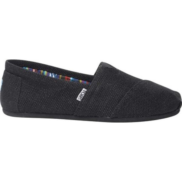 トムス Toms メンズ スリッポン フラット シューズ 靴 Classic Alpargata Slip On Shoe Black Black Classic Canvasの通販はau Pay マーケット フェルマート