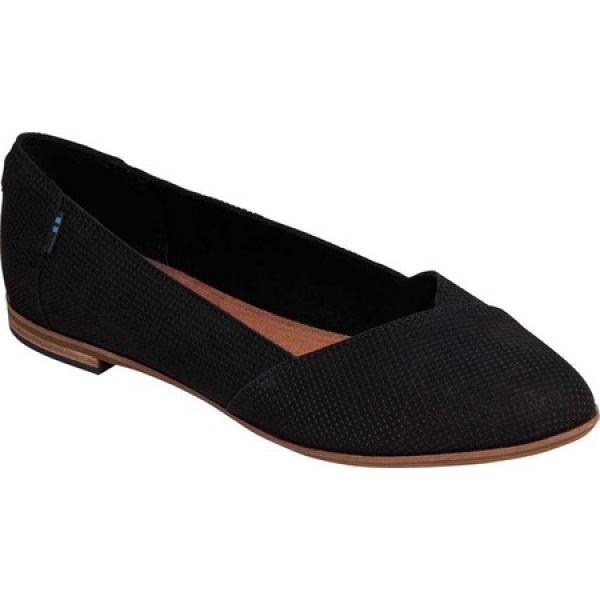 トムス Toms レディース スリッポン フラット バレエシューズ シューズ 靴 Julie Perforated Suede Ballet Flat Black Perforatedの通販はau Pay マーケット フェルマート