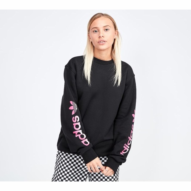 adidas pink crew neck