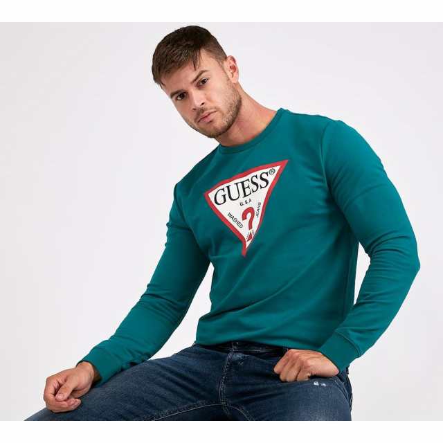 guess sweatshirt green