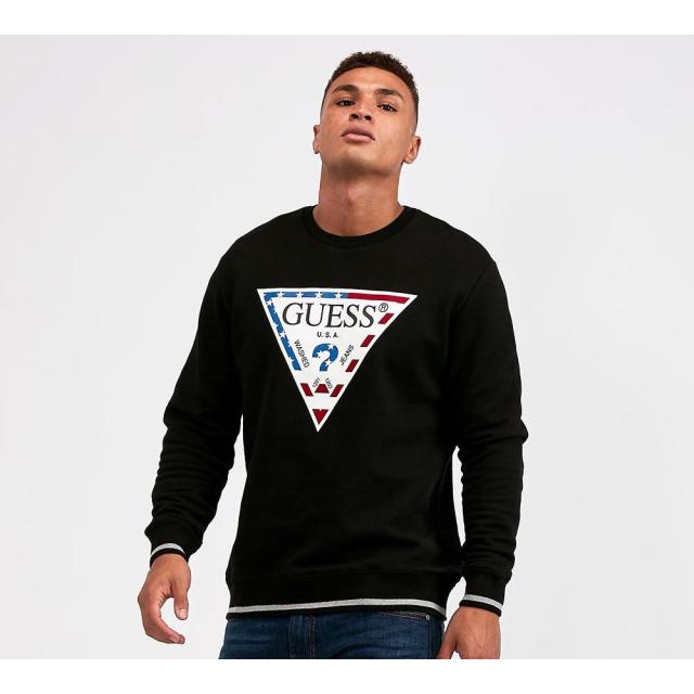 ゲス Guess メンズ スウェット トレーナー トップス Martie Sweatshirt Blackの通販はau Pay マーケット フェルマート
