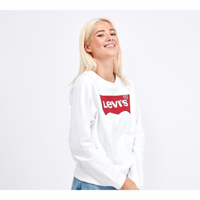 リーバイス Levis レディース スウェット トレーナー トップス Relaxed Graphic Sweatshirt Whiteの通販はau Pay マーケット フェルマート