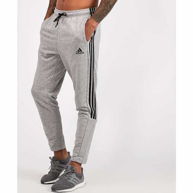 アディダス Adidas メンズ スウェット ジャージ ボトムス パンツ Three Stripe Fleece Pant Medium Grey Heatherの通販はau Pay マーケット フェルマート