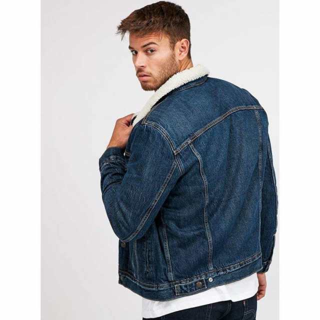 sherpa levi's denim jacket