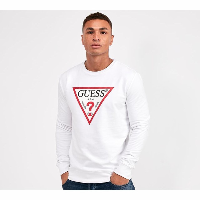 guess sweatshirt white