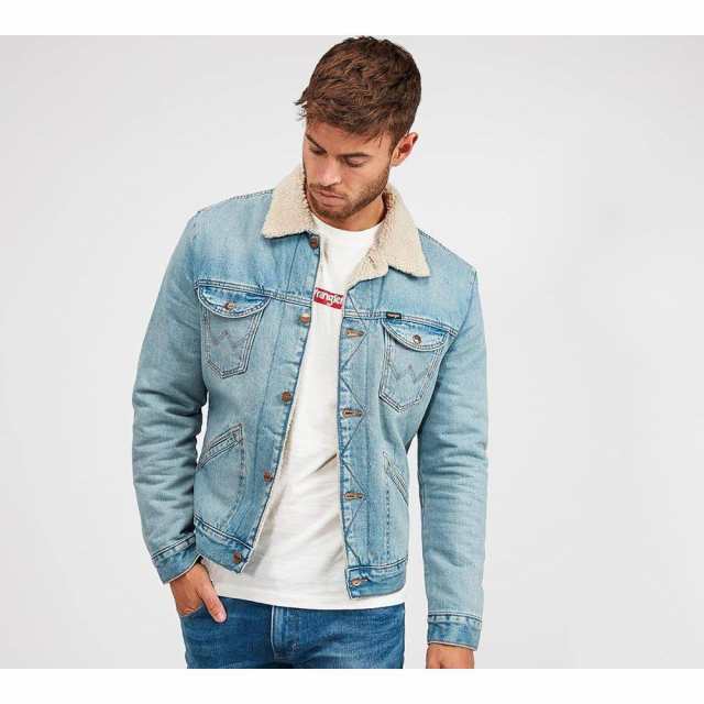 sherpa denim jacket