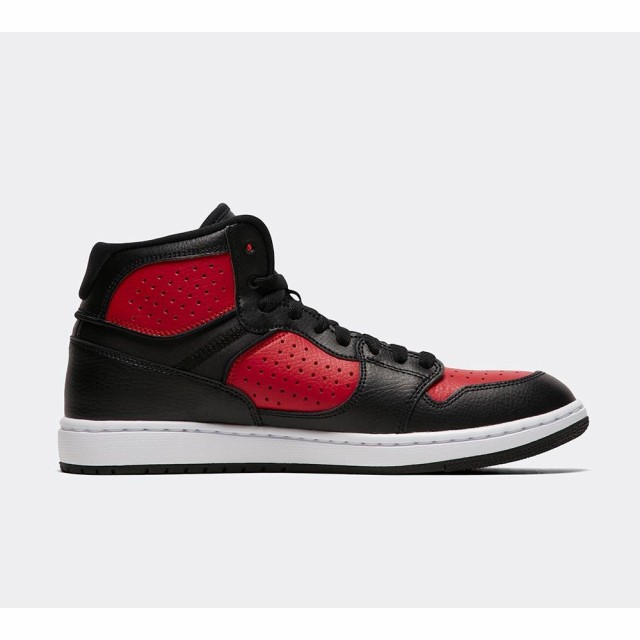 jordan access black gym red white