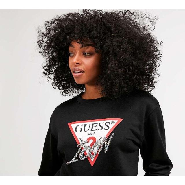 21a W新作 送料無料 Guess ゲス トップス レディース スウェット トレーナー ゲス Guess レディース Dye Tye Pink Sweatshirt Mirtella トップス スウェット トレーナー トップス Solvestudentdebt Com