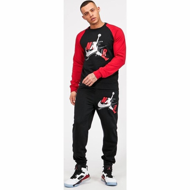 ナイキ ジョーダン Jordan メンズ スウェット ジャージ ボトムス パンツ Jumpman Classics Pant Black Gym Red Au Pay マーケット