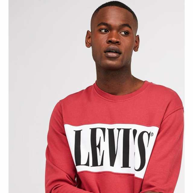 リーバイス Levis メンズ スウェット トレーナー トップス Colourblock Logo Sweatshirt Earth Red Whiteの通販はau Pay マーケット フェルマート