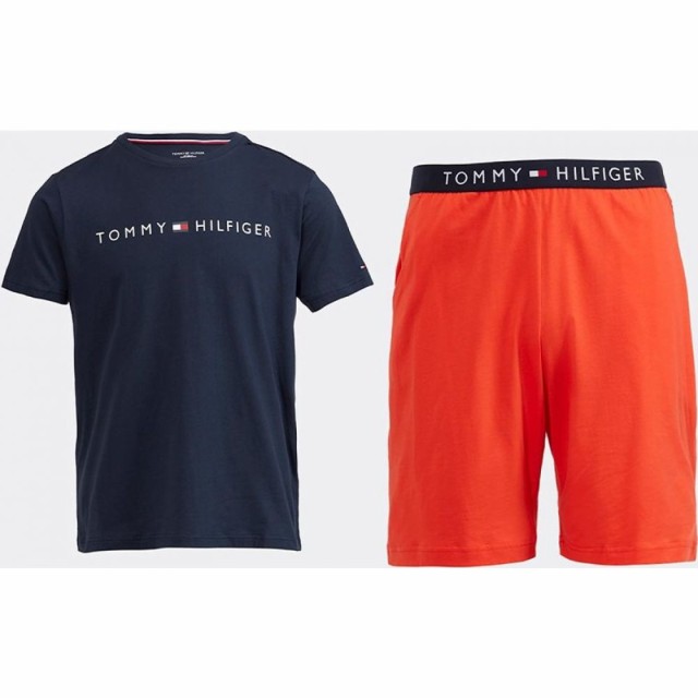 tommy hilfiger t shirt and shorts