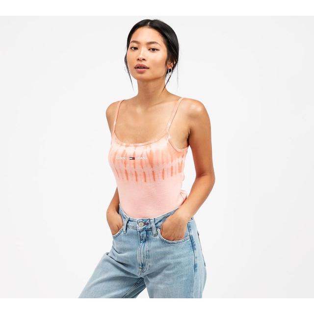 トミー ジーンズ Tommy Jeans レディース タンクトップ トップス Summer Tie Dye Tank Top Sweet Peachの通販はau Pay マーケット フェルマート