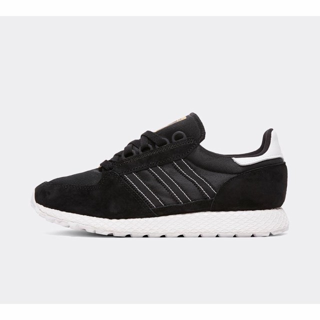 adidas forest grove trainers core black white