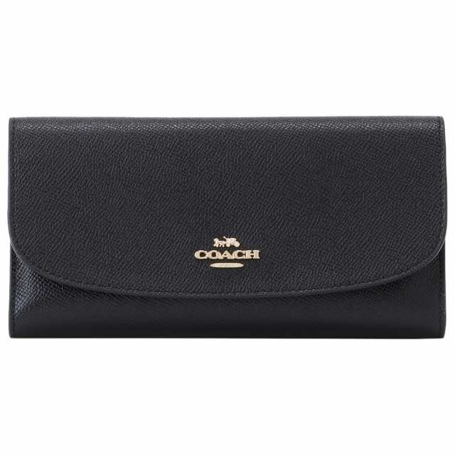 即納 コーチ Coach レディース 財布 F Checkbook Wallet Imblk 長財布 ロングウォレットの通販はau Pay マーケット フェルマート