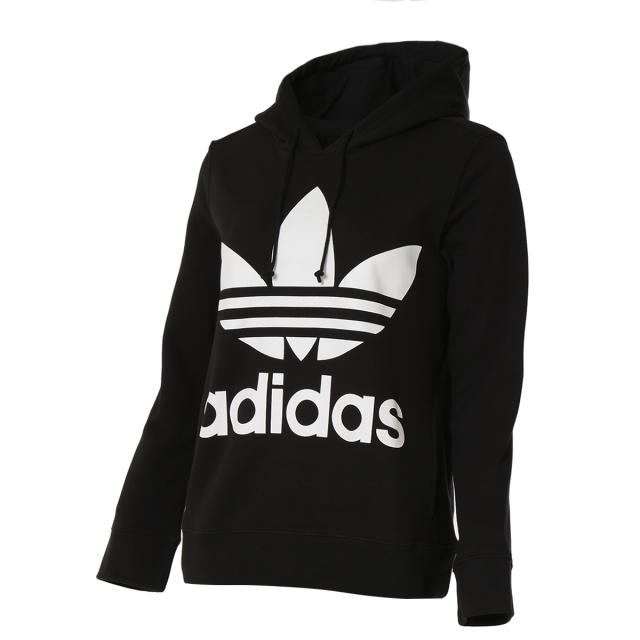 adidas originals trefoil hoodie black