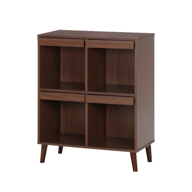 ディスプレイ ラック 扉付 キャビネット 北欧 チェスト フラップ