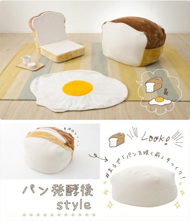 ビーズクッション 食パン型 パン型 クッション L 食パンクッション 人をダメにする食パン 食パン かわいい SNSで話題_6